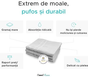 Prosop pentru hoteluri Royal 70x140 cm alb, 100% bumbac