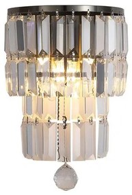 Aplica de perete cristal Empire 2L, baie IP44