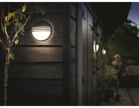 Lampă de perete cu LED Philips 17296/30/16 pentru exterior Yarrow 21 cm, negru