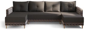 Colțar în formă de U Glimmer U (multicolor + gri negru). 1057149