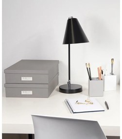 Cutie de depozitare cu etichetă pentru documente Bigso Box of Sweden Oskar, format A4, gri