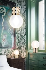 Lustra design Glam Retro realizata manual Atmosfera Gold