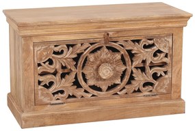 Pantofar din lemn de mango Lakadee 80x40x50 cm, 6 perechi de pantofi