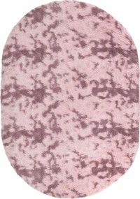 vidaXL Covor shaggy cu pom înalt, NAVARRA, roz praf, 300x200 cm