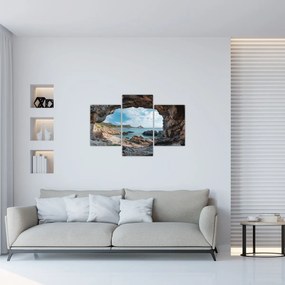 Tablou - Peșteră lângă mare (90x60 cm)