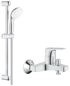 Set baterie cada dus Grohe Bauflow, set de dus Grohe Tempesta ( 23756000, 27853001)