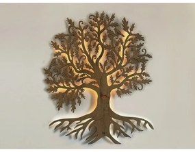 Li-Go 5732/DUB/S2 - Decorațiune LED de perete/10W/5V 20000 mAh 68x80 cm stejar