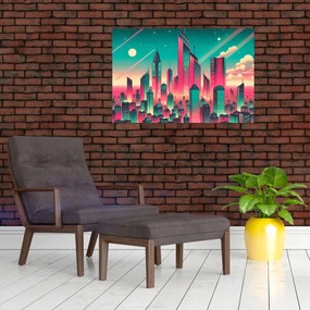 Tablou – Metropolă în stil pop-art (90x60 cm)