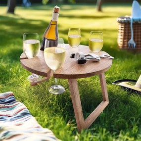 Masă de picnic din lemn de mango Orion, 39,5 x 24,5 cm