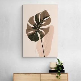 Tablou forme abstracte botanice de monstru