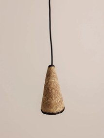 Lustra natur, din iuta naturala, H22cm Yucatan
