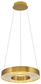 Lustră LED suspendată pe cablu JESI, LED/35W/230V, 3000K, Ø 40 cm, bronz