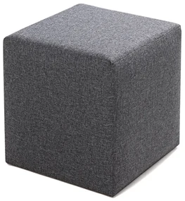 Taburet Kare Pouf Gri
