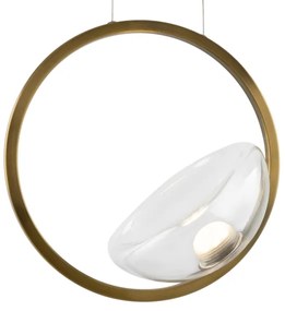 Lustră LED pe cablu Maytoni MOD327PL-L5BS3K LUNARE LED/5W/230V auriu