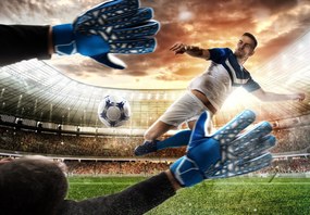 Fototapet - Fotbalist (147x102 cm)