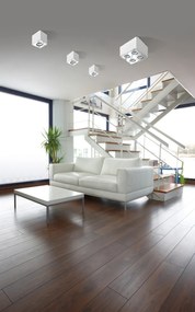 Spot aplicat tavan/plafon stil modern Nino 2 White/Chrom