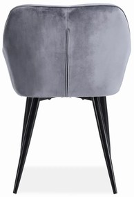 Scaun tapitat K487 - Gri