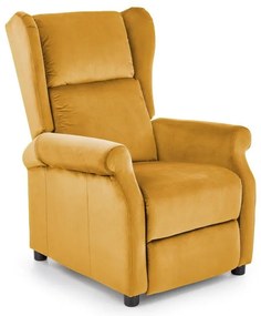 Fotoliu reglabil RELAXA, galben