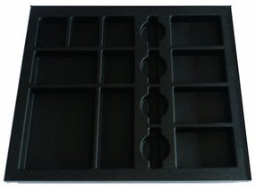 Suport extensibil Premium pentru bijuterii, gri antracit (Latime: 700 mm)