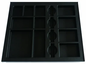Suport extensibil Premium pentru bijuterii, gri antracit (Latime: 700 mm)