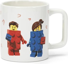 Cană pentru copii albă din ceramică 300 ml Love – LEGO®