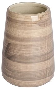 Suport pentru periuțele de dinți din ceramică Wenko Pottery, maro