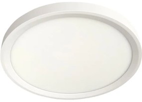 Plafonieră LED 18 W, 230 V, 3000/4000/6500 K, Ø 23 cm, alb
