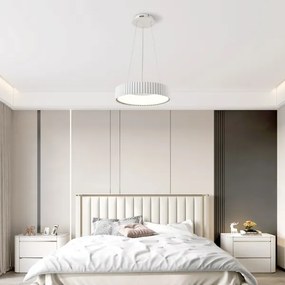 Brilagi - Lustru LED dimabil FALCON MODERN LED/30W/230V Ø 40 cm, alb + telecomandă