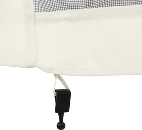 Outsunny Plase de țânțari pentru cort de grădină 3 x 3 m - set de 4 plase de țânțari cu fermoar + cârlige de prindere - poliester nylon | Aosom Romania