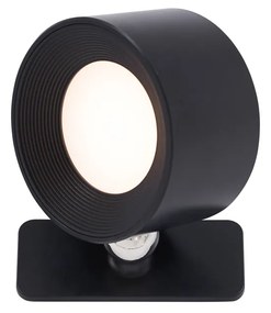 Set de 4 Aplice și Plafoniere Moderne Negre cu LED Reîncărcabil - Bright