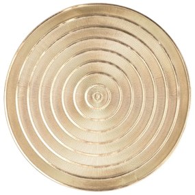 Suport de farfurie Tiseco Home Studio, ⌀ 39,5 cm, auriu