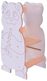 Turn educativ PANDA alb/arțar