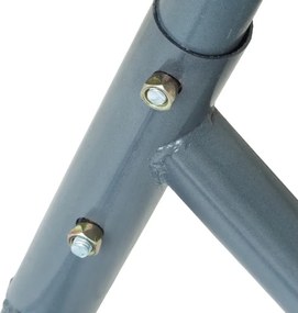 Scaun suspendat gri NORVIA cu suport