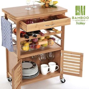 MASA GHERIDON,60X36X84.5 CM,NATURE,BAMBUS