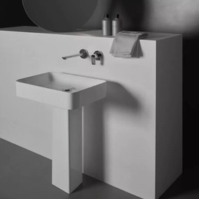 Piedestal pentru lavoar dreptunghiular Ideal Standard Atelier Conca alb mat