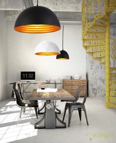 Lustra / Pendul modern design nordic 40cm MODENA negru/auriu