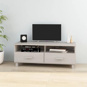 Comoda TV, alb, 106x40x40 cm, lemn masiv de pin 1, Alb