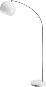 Deuba Lampă de podea curbată de design cu bază de marmură - reglabilă la 190-200 cm
