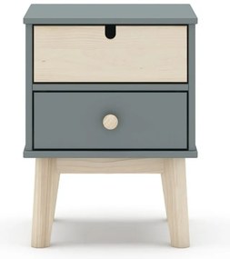 Noptieră de copii verde prăfuit Estefania – Marckeric