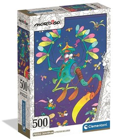 Colorat Mordillo Puzzle compact Clementoni 500 piese