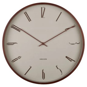 Karlsson 6014WG ceas de perete design bej,diametru  40 cm