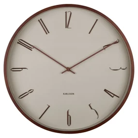 Karlsson 6014WG ceas de perete design bej,diametru  40 cm