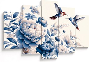 Tablou - Colibri deasupra florii (150x105 cm)