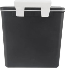 Coș de gunoi negru din plastic 13 l – Orion