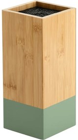 Kesper 58031 Suport pentru cuțite din bambus 10 x10 x 23 cm, verde