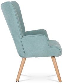 Fotoliu cu taburet BLUE2, turcoaz