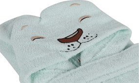 Halat pentru copii verde mentă pentru 1-2 ani din bumbac Aslan – Foutastic