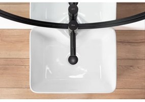 REA-U6524 - Lavoar KELLY pentru blat 38x49 cm, ceramică, alb lucios