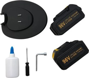 Foarfeca cu acumulator pentru gard viu HAYAMI HA-1038 + 2 baterii + accesorii