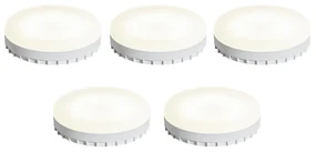 Set de 5 becuri LED GX53 Dim to Warm 7W 750 lm 2700K-4000K